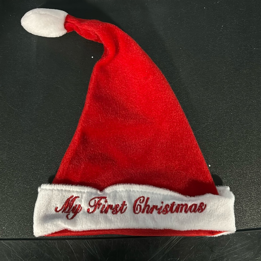 Dan Dee Collectors Addition “My First Christmas” Santa hat for infants